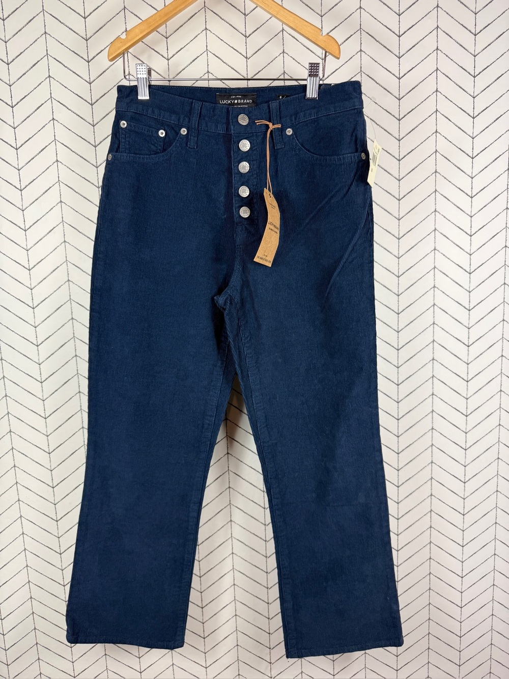 Lucky Brand Navy Corduroy Pants